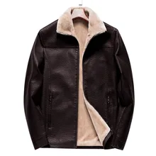 Куртка мужская зимняя кожаная куртка Байкер Мото rcycle пальто на молнии с длинным рукавом Топ Блузки chaqueta moto hombre jaqueta de couro
