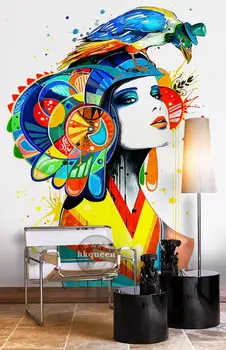 

[Self-Adhesive] 3D Beautiful Girl WG844 Wall Paper mural Wall Print Decal Wall Murals Belly