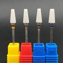 1 шт. мельница керамический сверло для ногтей электрические маникюрные машинки педикюр дизайн ногтей салонный инструмент машина для маникюра аксессуары