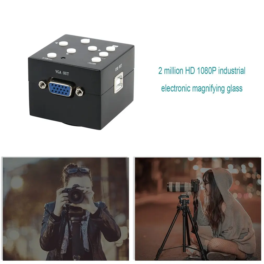 

HDMI Digital Industrial Microscope Camera with 1920*1080 45F/S 1/2.7" 2 million pixel CMOS sensor LED Magnifying