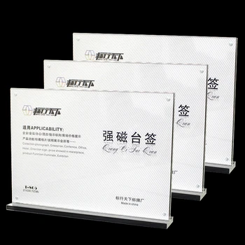 

Acrylic Sign Holder Display Stand, Table Sign Holder, Menu Holder, Table Card Holder, Acrylic Stand, Plastic Sign Holder