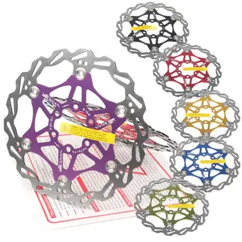 

HiMISS Mountain Bikes Rotors Floating Disc 160MM/180MM/203MM with Screws MTB floating disc brake rotor Aluminum alloy