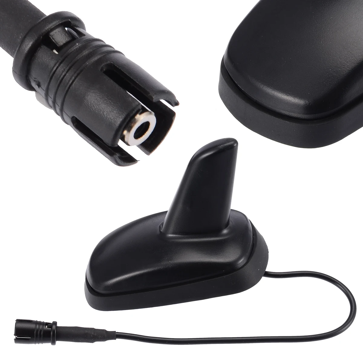 For VW MK4 Golf Jetta Passat B5 B5.5 Polo Beetle 1pc Single Plug Version Shark Fin Antenna Professional AM/FM Antenna Aerial