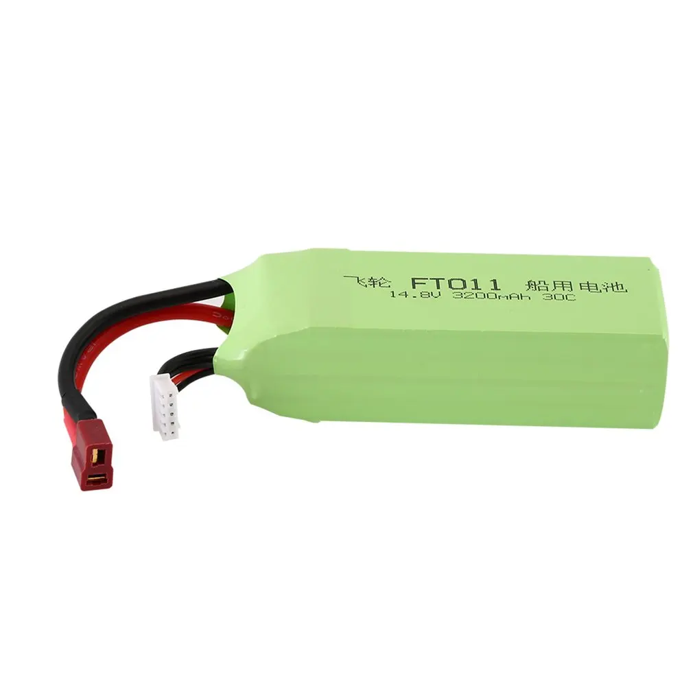 3200MAH 14,8 V 30C RC лодка T Plug Lipo-battery перезаряжаемая батарея для FT010 FT011 высокоскоростная лодка с дистанционным управлением
