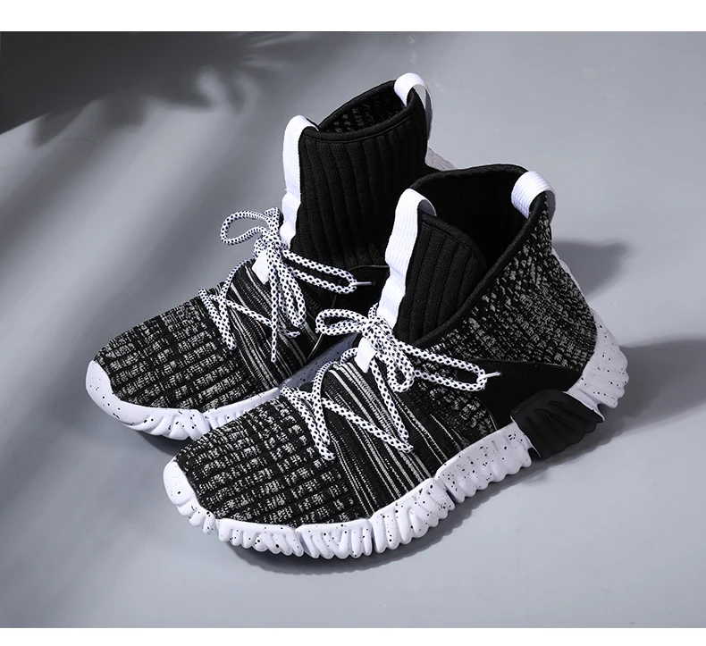 New Jogging Shoes for Men High Top Sock Sneaker Men Comfortable Shoes Male Summer Anti-Odor Trainer Men Sneaker Sapatilhas Homem