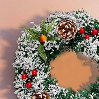

Christmas Wreath Decor For Xmas Party Door Wall Hanging Garland Ornament 30CM