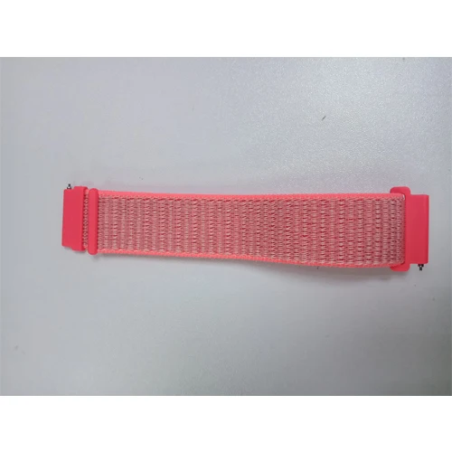 16-hot pink 22 мм/20 мм ремешок для Huami Amazfit GTS/Bip lite/GTR 42 мм/pace/GTR 47 мм/stratos ремень нейлоновый плетеный ремень аксессуары - Цвет ремешка: 16-hot pink