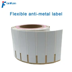 100pcs FONKAN UHF Label 860MHz 960MHz Impinj Monza R6P Flexible Printable Anti-metal RFID Tag