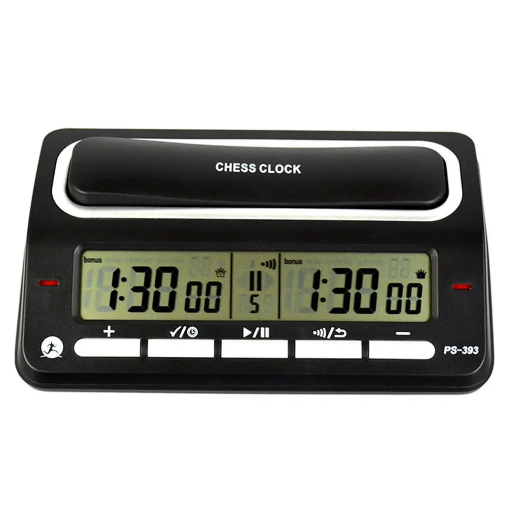 

PS393 Digital Chess Clock Count Up Down Timer Professional Sports Electronic Checkers Competition Chess Watch