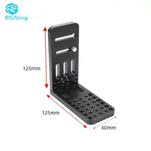Evrensel L plaka dikey ateş kamera braketi Quick Release Tripod 1/4