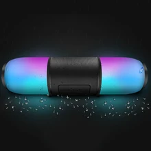 Портативная колонка Водонепроницаемый светодиодный bluetooth-динамик беспроводной мини-динамик Классический Супер Бас Сабвуфер Soundbox Поддержка FM TF