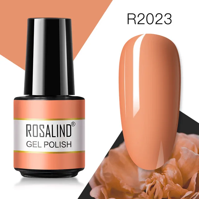 ROSALIND Gel Nail Polish 7ML Matte Base Top Coat For Soak Off Gel Polish UV LED Gel Semi Permanent Varnishes Design Nail Art RAR2023