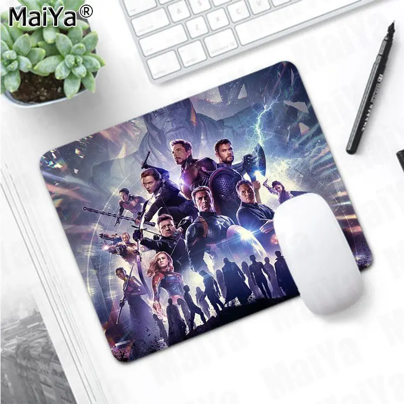 Maiya высокое качество Мстители Endgame Marvel Ноутбук игровой мыши коврик для мыши большой коврик для мыши клавиатуры коврик - Цвет: Not Lock Edge20x25cm