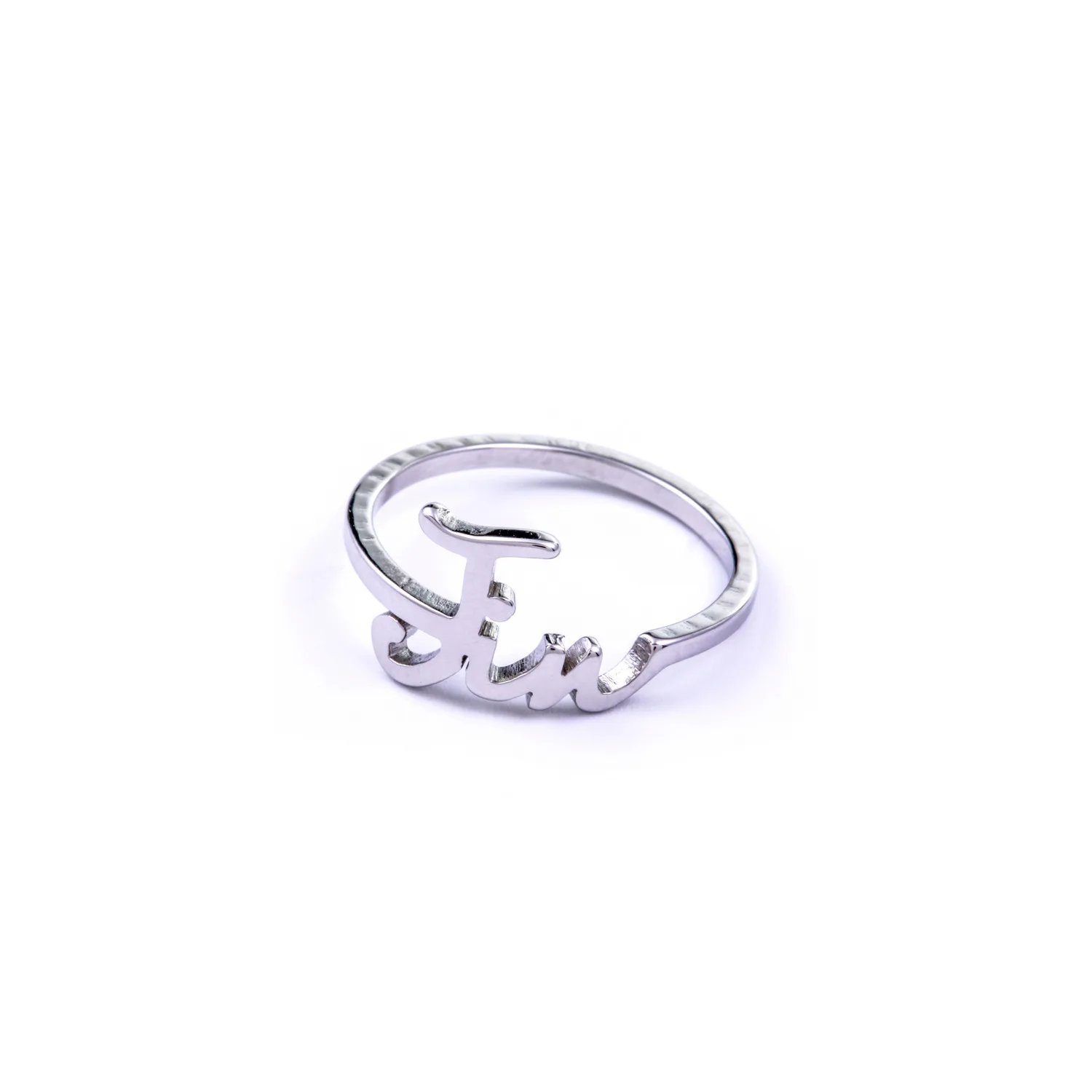 BTS Bulletproof Boys Official Celebrity Style Related Products Titanium Steel Ring Tian Zheng Country tj heng Name Logo