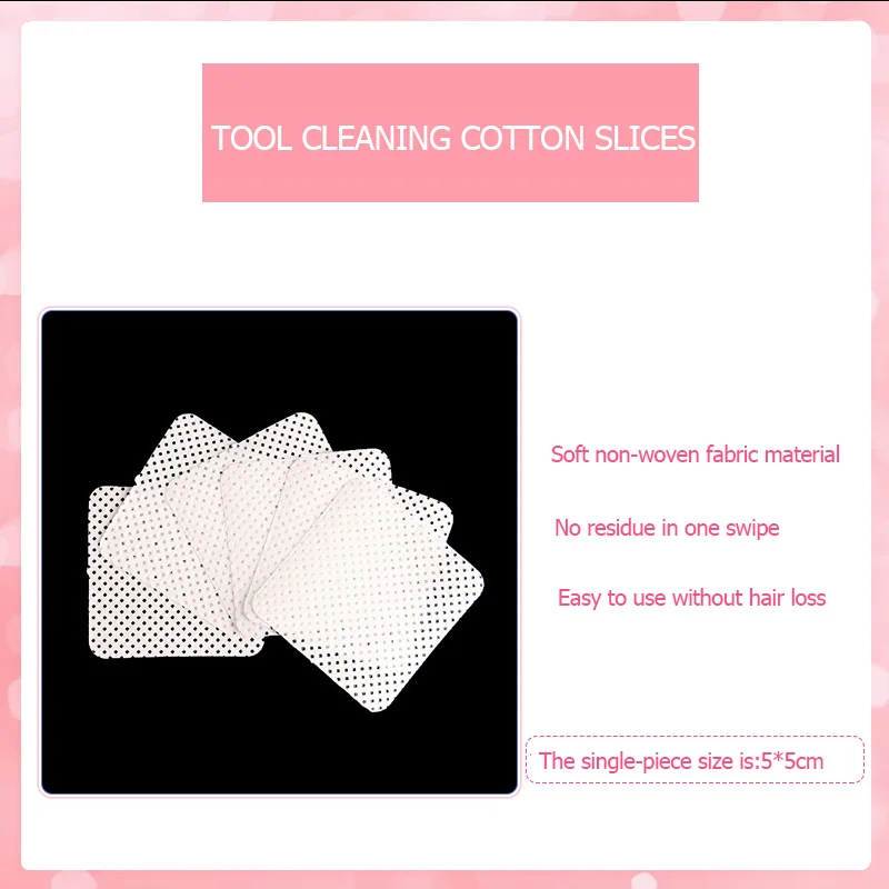 180Pcs Non Woven Fabric Eyelash Cotton Pads Wiping Cloth For Glue Extension Clean Remove Pad Adhesive Makeup Tool | Красота и