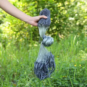 

1.8*30m Monofilament 3 Layers Fishing Gill Net Monofilament Gill Net 30mm Mesh Hole
