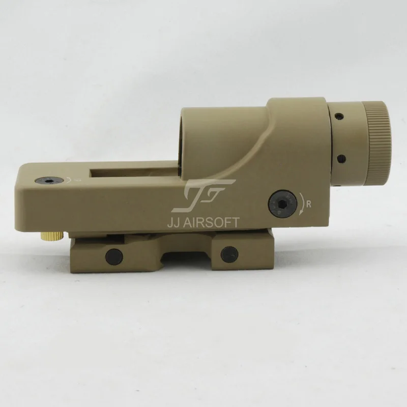 JJ Airsoft 1x24 Reflex Red Dot(черный/коричневый) RX06: Trijicon Reflex треугольник сетка