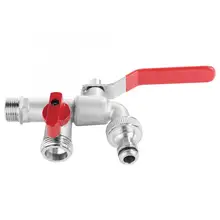 90 градусов двойной клапан водопроводный 1/" латунный кран для дома открытый садовый инструмент 15x20x20