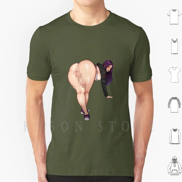 Thick Anime Futa Transsexual Big Ass Large Cock T Shirt Diy Big Size 100%  Cotton Thick Thicc Curvy Hips Thigh Thighs Bend Legs _ - AliExpress Mobile