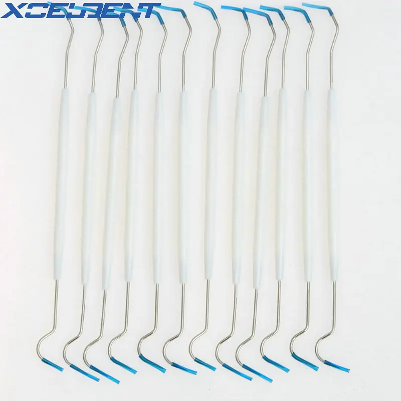 100pcs Dental Explorers Sterilized Disposable Temporary Double Ends