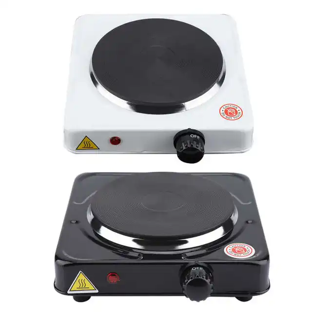 Electric Stove Hot Plate Home Coffee Tea Milk Heater Multifunction Cooking Plates Kitchen Electric Heating Plate 1000W 110V/220V 1