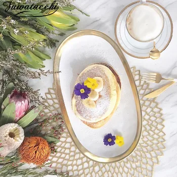 

Fuwatacchi Round Coaster Insulation Table Mats Pads PVC Table Placemat Nordic Mats Coffee Tea Place Mats Kitchen Decoration