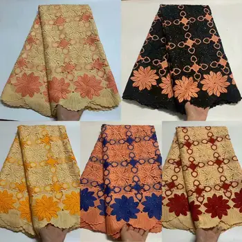

Multicolors Latest Nigerian Tulle Lace 2020 French Net stones Lace Fabric For Nigerian Wedding Embroidery African Lace Fabric