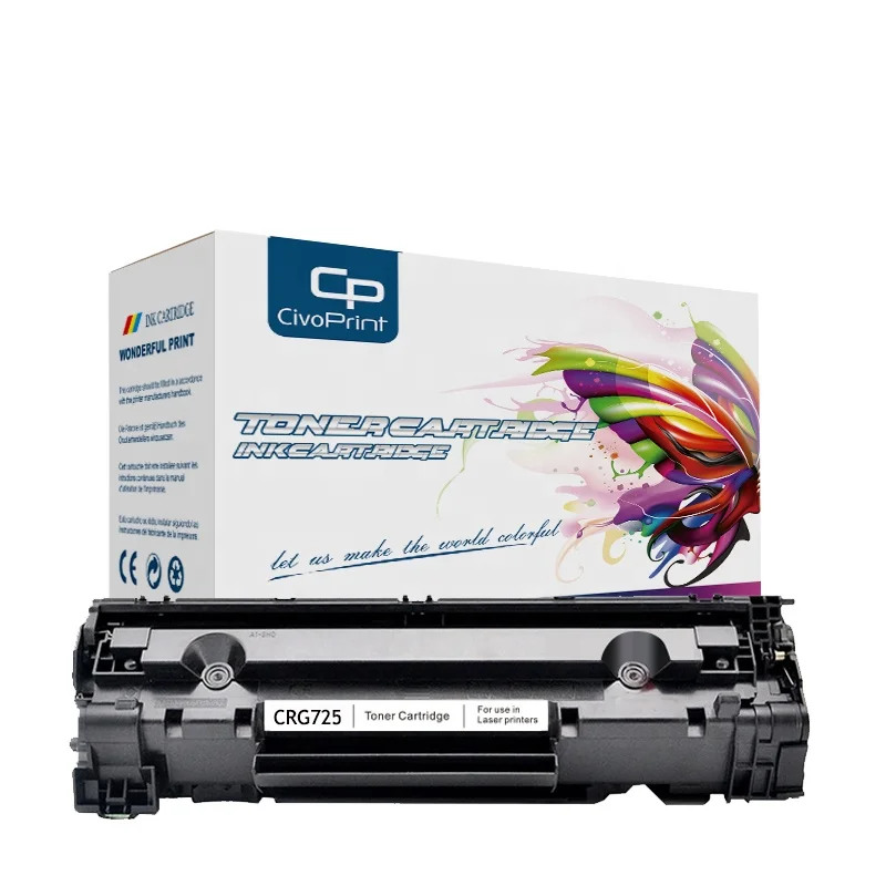 Civoprint Compatibile Crg-725 Sostituzione Della Cartuccia Di Toner Per Hp Crg-725 Crg725 Crg 725 Laserjetp1100 P1102 P1102W M1130 Stampante