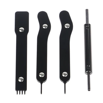 

4pcs/set Power Cable Connector Pin Removal Remover Modding Mod Pin Tools Kit For PC ATX PSU PCI 4P 6Pin 24Pin SATA Power Cable