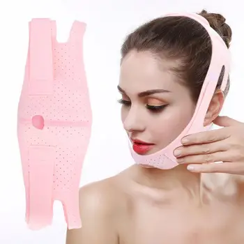 

Facial Massager Face-Lift Mask V Face Breathable Facial Lifting Slimming Belt Double Chin Removal Anti Cellulite