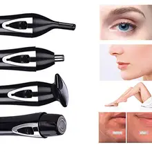 Для женщин 4 в 1 минибритва портативная бритва для женщин многоцелевой Электрический Водонепроницаемый станок для бритья Триммер USB Перезаряжаемый