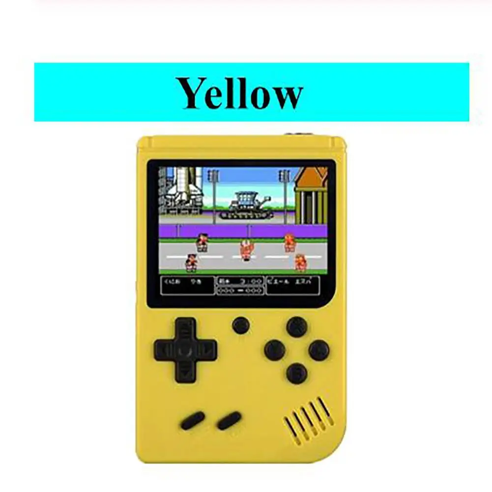 GloryStar игровая консоль 8 бит Ретро Карманный игровой плеер мини ностальгическая игровая консоль встроенные 168 классические игры - Цвет: yellow