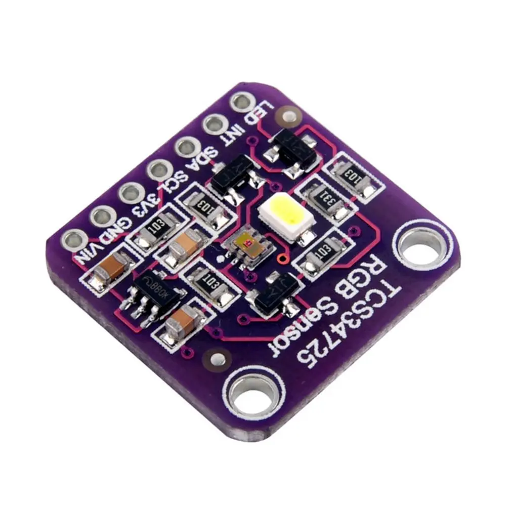 Модуль распознавания цветного датчика RGB TCS34725 для Arduino