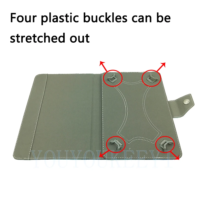 polegadas flip com suporte magnético estampa pu
