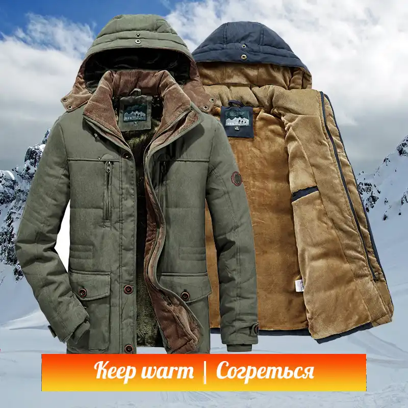 Marque Epaisse Hiver Parkas Hommes Coton Chaud Veste Hommes Grande Taille 5xl 6xl Decontracte Multi Poches Manteaux Haute Qualite Militaire Pardessus Aliexpress