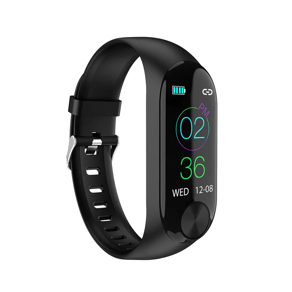 Умный Браслет фитнес-трекер красочный экран OLED smartBracelet частота сердечных сокращений сообщения кровяное давление водонепроницаемый smartband