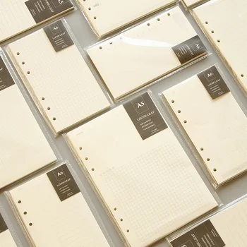 

SEMBEM A5 A6 Horizontal Grid Plan Accounting 6 Loose-leaf Replacement Hand Account Notebook