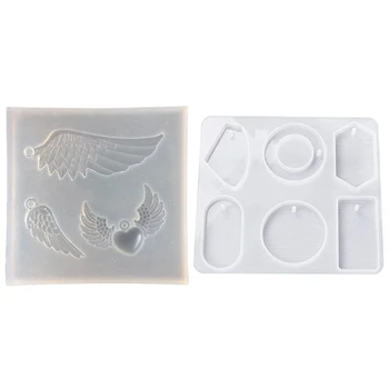 

DIY Craft Jewelry Making Resin Casting Mould with Assorted DIY Earrings Silicone Mold