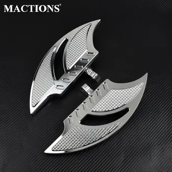 

Motorcycle Floorboards Rear Foot Pegs Footrest Male Mount Pedal For Harley Touring Road King Sportster Dyna Streetbob Softail FL