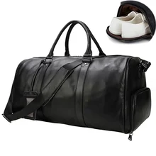 Большая емкость, натуральная коровья кожа, мужские дорожные сумки, подходят для ноутбука 16 дюймов, сумка из воловьей кожи, багаж, для отпуска, большая сумка через плечо
