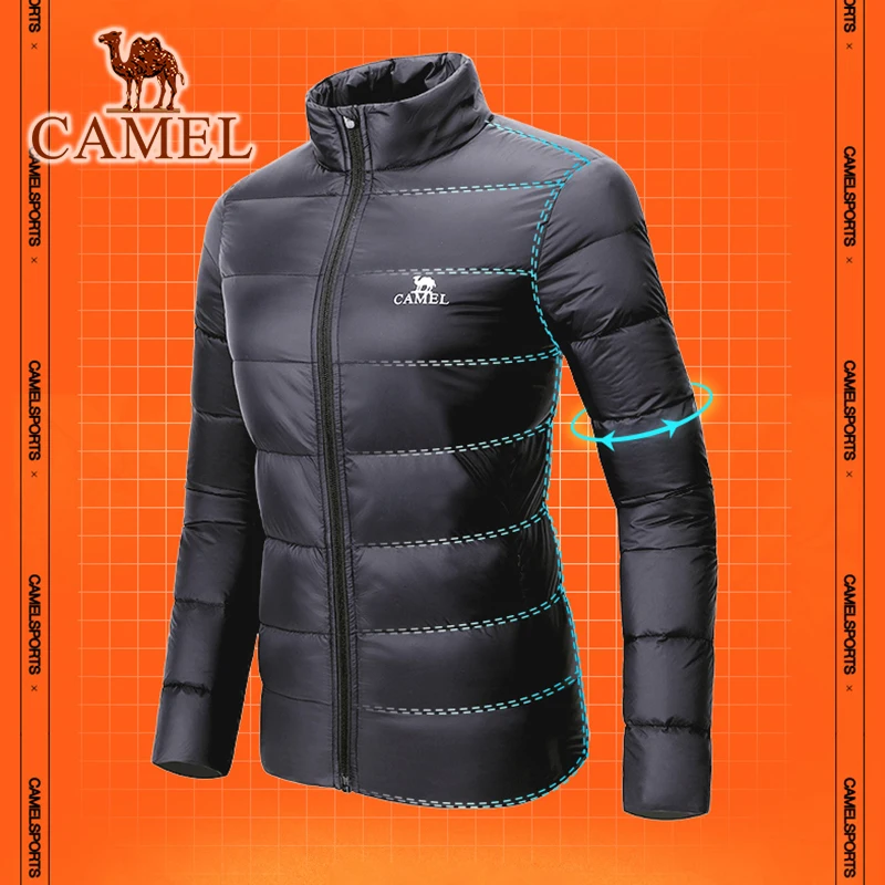 Couple Sports Down Jackets Men Women Outdoor Hiking Warmth Casual Lightweight Trekking Short Jacket for Men Coats