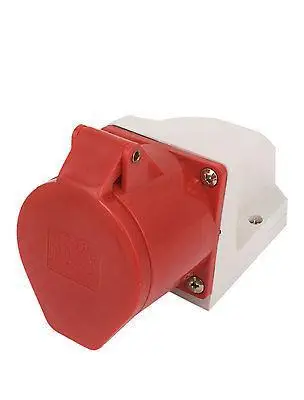 AC 220-380V AC 240-415V 32A 4P+ E промышленное гнездо питания типа «мама» розетка ZZ-125