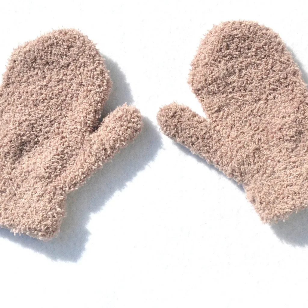 High Quality Winter Gloves Children Winter Warm Mittens Knitted Winter Warm Cute Cotton Gloves Fashion Guantes Luva Modis