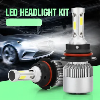 

H4 H7 LED Headlight 1 Pair S2 Car Head Light Led Bulbs H11 H1 H13 H3 9005 9006 9007 200M Light Range 72W 8000LM Auto Headlamp