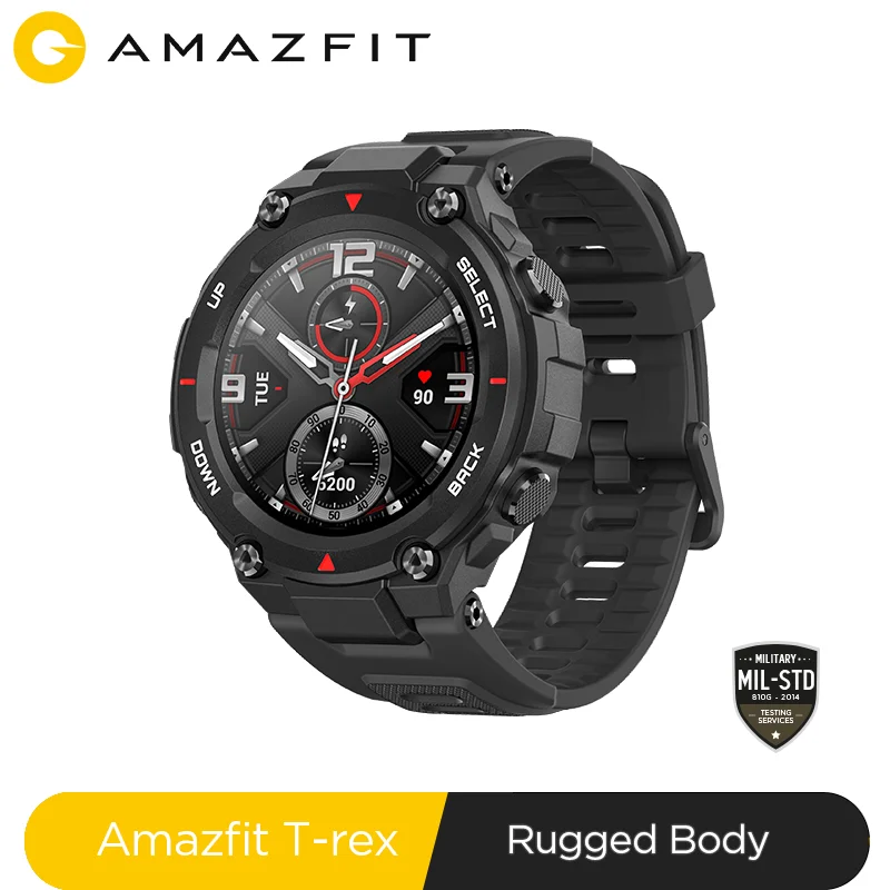 $149.99 New Ces Amazfit Rex -Rex Smartwatch Contrl Music 5Atm Smart Watch Gpsglonass 20Days Battry