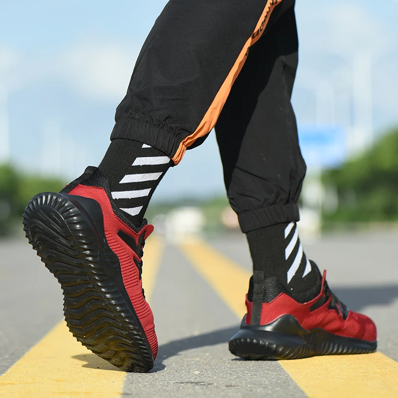 Litthing New Breathable Work Shoes Men's Anti-smashing And Anti-piercing Steel Head Wear-resistant Non-slip Solid Safety Shoes