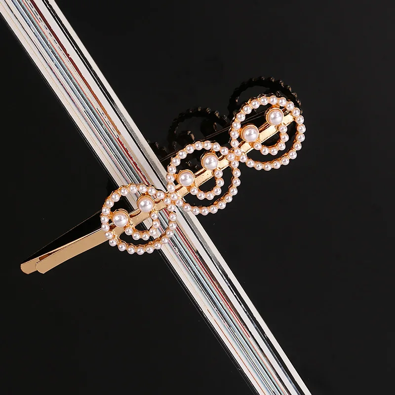 Simple Letter Rhinestone Hairpins Women Hair Clips Pins Barrettes Accessories For Women Girls Hair Hairclip Hairgrip Headdress gold hair clips