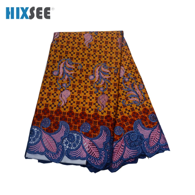 Чистая ткань нигерийская кружевная 2019 высокое качество кружева в 6 ярдов