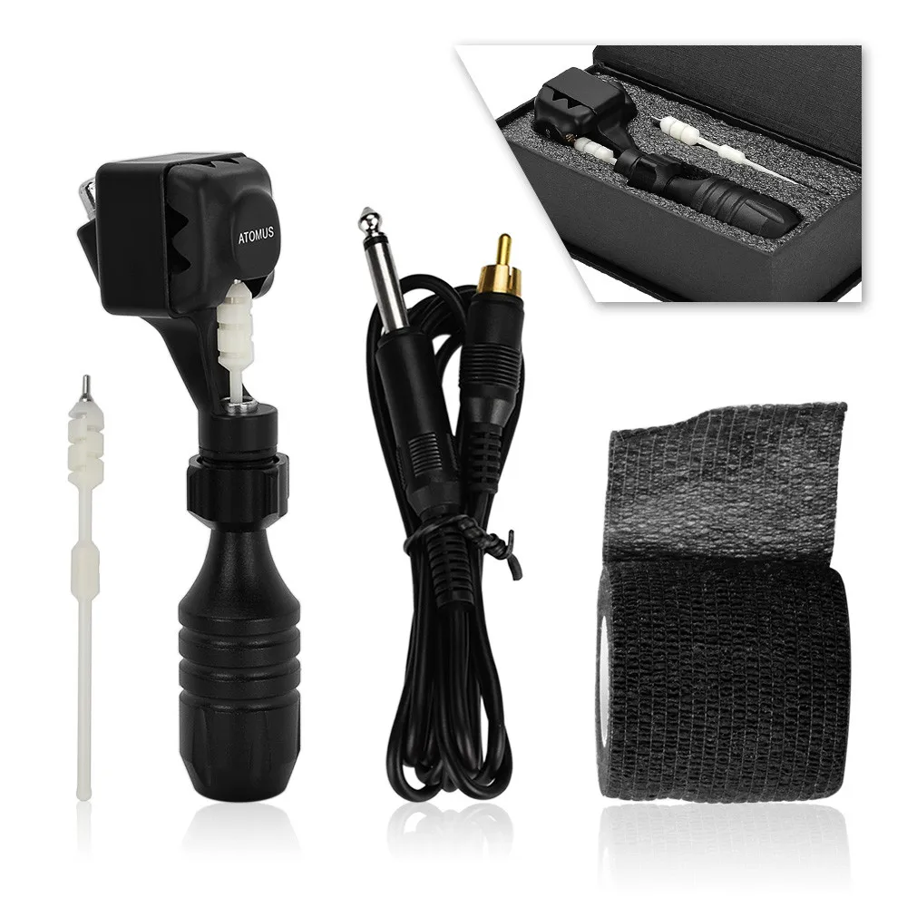 ATOMUS Shell Rotary Tattoo Machine kit Gun For Liner and Shader Professional Maquinas Para Tatuar Tools Maquina Tatuaje