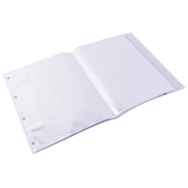 Deli 72574 Test Paper Book Multilayer Info Booklet Insert File Transparent File Holder Students Music Score Test Paper Clip